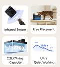 Paw Velto ROJECO Wireless Automatic Pet Water Fountain – 2600mAh